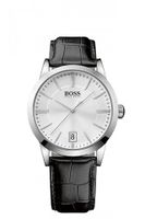 Horlogeband Hugo Boss HB-241-1-14-2758 / HB1513130 / HB1513129 Leder Zwart 22mm - thumbnail