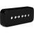 Gibson P-90 / P-100 Pickup Cover Soapbar Black elementkap voor gitaar