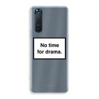 No drama: Sony Xperia 5 II Transparant Hoesje