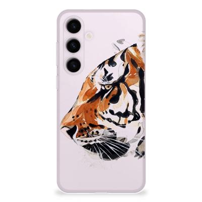 Smartphone hoesje Samsung Galaxy S24 Plus Watercolor Tiger