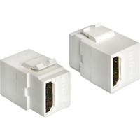DeLOCK keystone module hdmi female > hdmi female (wit)