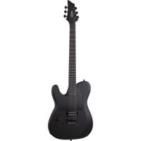Schecter PT Black Ops LH elektrische gitaar Satin Black Open Pore (linkshandig) - thumbnail