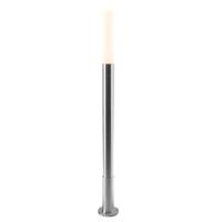Nodin LED Sokkellamp - 2.6 Watt - 200 Lumen - 12V - 3000K warm wit - Staande Buitenlamp - Padverlichting - IP44 Waterdicht - RVS
