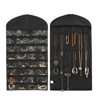 Sieraden organizer - Zwart - Hangende Juwelenstandaard Met 32 Vakken - thumbnail