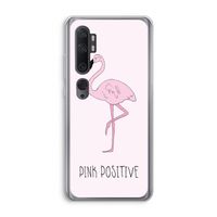 Pink positive: Xiaomi Mi Note 10 Transparant Hoesje