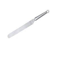 2 stks RVS crème spatel RVS Bell mes cake spatel bakken schraper bakken tools (6-inch gebogen mes)