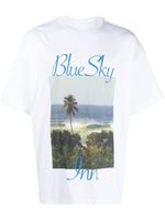 BLUE SKY INN t-shirt en coton à imprimé graphique - Blanc - thumbnail