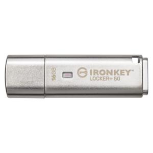 Kingston Technology IronKey Locker+ 50 USB flash drive 16 GB USB Type-A 3.2 Gen 1 (3.1 Gen 1) Zilver