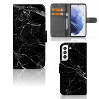 Samsung Galaxy S22 | Bookcase | Marmer Zwart - Origineel Cadeau Vader