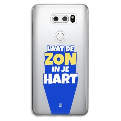 Laat de zon in je hart: LG V30 Transparant Hoesje