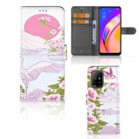 OPPO Reno5 Z | A94 5G | Telefoonhoesje | Met pasjeshouder | Bird Standing OPPO Reno5 Z | A94 5G | Telefoonhoesje | Met pasjeshouder | Bird Standing