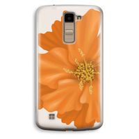 Orange Ellila flower: LG K10 (2016) Transparant Hoesje