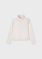 Mayoral winter sweater meisjes - zand - turtleneck - gebreid