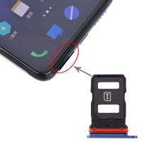 SIM-kaartlade + SIM-kaartlade voor Vivo iQOO Pro (Blauw)