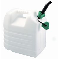 Kunststof jerrycan voor brandstof met schenktuit 20 liter L35 x B23 x H37 cm   -