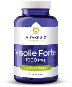 Vitakruid Visolie Forte 1000 mg EPA 35% DHA 25% 180