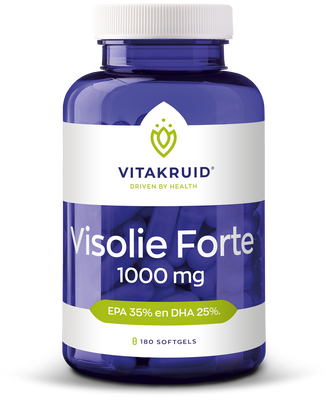 Vitakruid Visolie Forte 1000 mg EPA 35% DHA 25% 180