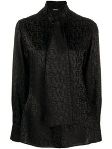 Versace chemise Versace Allover - Noir