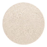 Vloerkleed Eleni Rond - Creme maat: xcm - materiaal: Wol - Dekbed-Discounter.nl