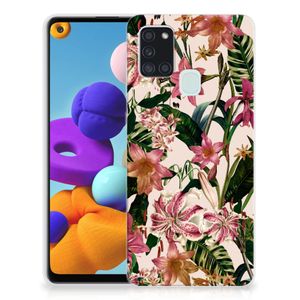 Samsung Galaxy A21s TPU Case Flowers