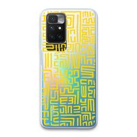 Majorelle Blue Print: Xiaomi Redmi 10 Transparant Hoesje