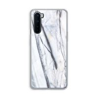 Gestreepte marmer: OnePlus Nord Transparant Hoesje