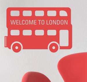Welkom tot Londen Muursticker