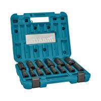 Makita E-16586 Impact Black Krachtdoppenset 81,5mm 10-32mm in Cassette - 14-delig