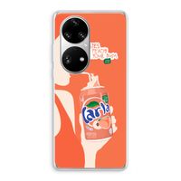 Peach please!: Huawei P50 Pro Transparant Hoesje