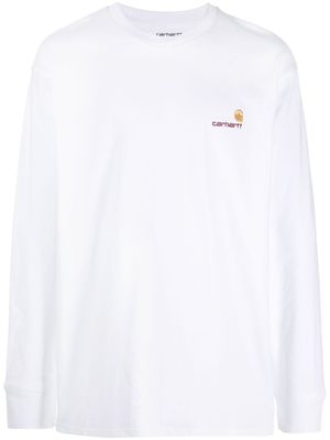 Carhartt WIP t-shirt American Script - Blanc