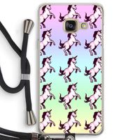 Musketon Unicorn: Samsung Galaxy A3 (2016) Transparant Hoesje met koord Musketon Unicorn: Samsung Galaxy A3 (2016) Transparant Hoesje met koord