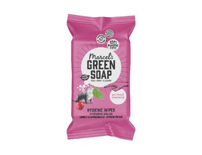Marcel&apos;s Green Soap Schoonmaakdoekjes patchouli & cranberry