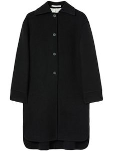 Jil Sander manteau à simple boutonnage - Noir