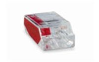 Wago Lasklem 2 polig transparant/rood (100 stuks) 273242