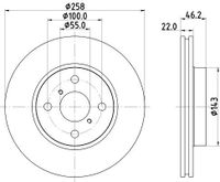 Remschijf 8DD355114311