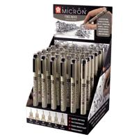 Fineliner sakura pigma micron ass zwart | 36 stuks