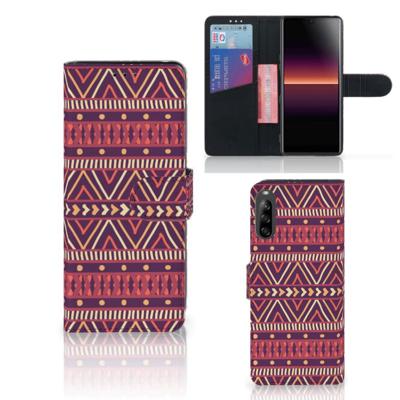 Sony Xperia L4 | Telefoon Hoesje | Aztec Paars
