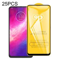 Voor Motorola One Hyper 25 PCS 9D Full Glue Full Screen Tempered Glass Film