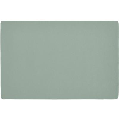 Placemats lederlook - 45 x 30 cm - mintgroen - vegan leer - tafel onderleggers