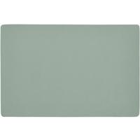 Placemats lederlook - 45 x 30 cm - mintgroen - vegan leer - tafel onderleggers
