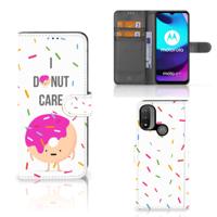 Motorola Moto E20 | E30 | E40 | Book Cover | Donut Roze