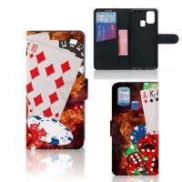 Samsung Galaxy M31 | Wallet Case | met Pasjes | Casino