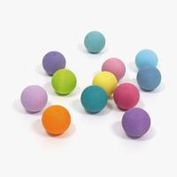 Grimm's Houten Ballen Pastel Klein | set van 12 stuks