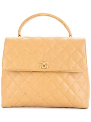 CHANEL Pre-Owned sac à main à design matelassé - Marron