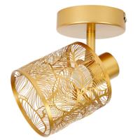Ostaria Plafond lamp Calathea - goud - metaal - bewerkt - E27 - interieur decoratie - binnen