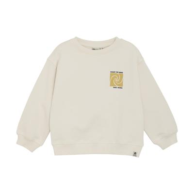 Daily7 winter sweater jongens - zand - oversized/backprint