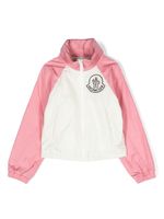 Moncler Enfant veste bomber zippée à design colour block - Blanc - thumbnail