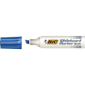 BIC Velleda 1781 markeerstift 12 stuk(s) Beitelvormige punt Blauw