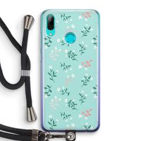 Small white flowers: Huawei P Smart (2019) Transparant Hoesje met koord