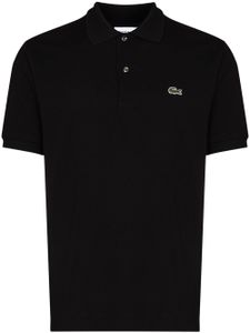 Lacoste polo à détail de logo - Noir